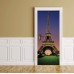 Фототапет за врата 'Айфелова кула в залез'